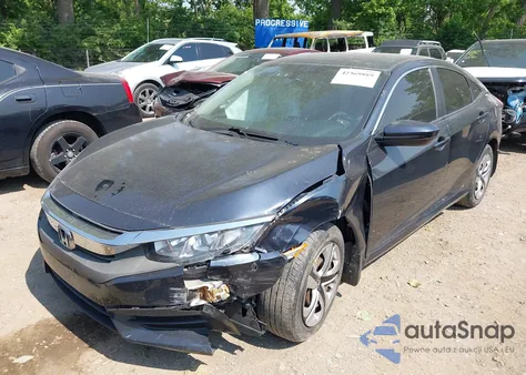 2018 Honda Civic Lx из США, поврежденный, VIN 2HGFC2F50JH597861